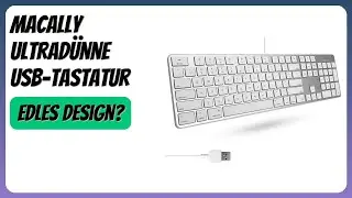 BEWERTUNG (2026): Macally Ultrad&uuml;nne USB-Tastatur. Infos