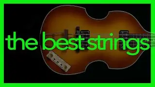 LA BELLA 760FHBB⚠️ ¿Las mejores CUERDAS para un bajo HOFNER? 🤷
