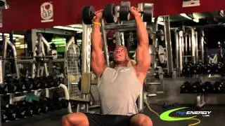 High Energy labs Fitness tip: Seated Military Press