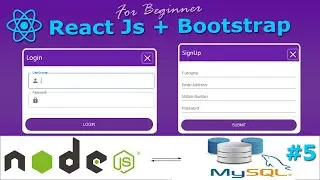 #5 Login and Registration Form using React + Node + MySQL | Login and Sign Up Form with Validation