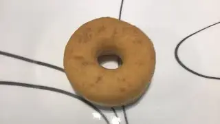 Trying out the new Tim Hortons spiced vanilla felling ring donut snack review