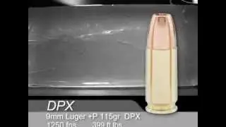 COR&reg;BON DPX 9mm Luger 115gr SlowMo