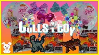 🎀JoJo Siwa🎀 MYSTERY MINI BOW 2 Packs + JURASSIC WORLD Light Ups!! |SugarBunnyHops