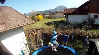 First Double Backflip on Tramp (Michael Leitner)