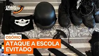 Pol&iacute;cia evita ataque a escola em Os&oacute;rio (RS)