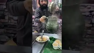 Pakistan best milky tea of quetta cafe | ultimate street food #food #streetfood