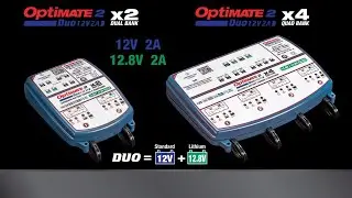 2-bank and 4-bank battery charger | OptiMate 2 DUO
