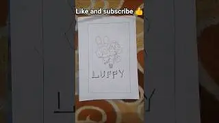 luffy ❤️ #shorts #trending #drawing #luffy #@art_984