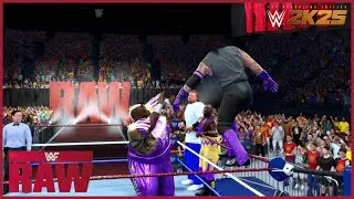 WWE 2K25 /  W.W.F Raw  - Team Yankeem vs Team Undertaker