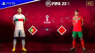 FIFA 23 - Portugal vs Morocco | FIFA World Cup Final 2022 | PS5 [4K60]