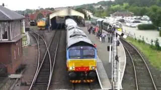 DRS Class 66412 At Bo'ness