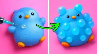 DIY Fidget Toys Battle: Budget vs Luxury! 🤑 Giant VS Tiny Art Challenge by 123 GO! GLOBAL