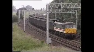 Railways .    British Railways The  West Coast Mainline at Heammies Farm 1998