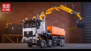 Mould King 19007 Mercedes-Benz Arocs. Обзор на русском
