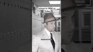 School In 1950 vs. Today #school #teacher #2025 #shorts
