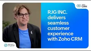 Zoho CRM's automation and customization features help RJG Inc. deliver seamless customer experiences