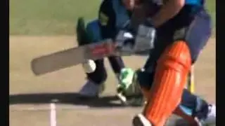 Brilliant legside slip catch Cricket