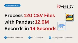 Обработка 120 CSV-файлов с помощью Pandas: 12,9 млн записей за 14 секунд.