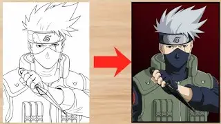 How to Draw Kakashi STEP BY STEP | Kakashi  Hatake Easy Drawing Tutorial