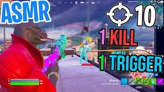 ASMR Gaming 😴 Fortnite 1 Kill = 1 Trigger Relaxing Mouth Sounds 🎮🎧 Controller Sounds + Whispering 💤