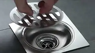 Ralo quadrado anti odor elimina mau cheiro