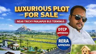 Plot for Sale in Trichy Panjapur Bus Terminus | KK Nagar Ring Road #plotforsaleintrichy 
