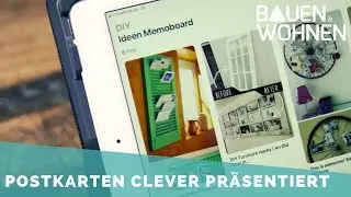 Deko-Tipp: Claudias Pinnwand - gesammelte Postkarten und Briefe verstauen