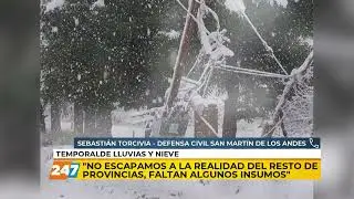 Rige alerta rojo para la cordillera, centro y norte en Neuqu&eacute;n | Torcivia | Noticiero Central
