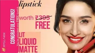 How to Get FREE MyglammLIPSTICK in Tamil💄|AnjuZavia|FreeLipstick|Myglammlipstick|@MyGlammMakeup