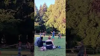 Чем люди занимаются а Сиэтле когда не работают. #4thofjuly #seattle #firejuggling