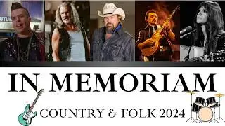 Gone But Not Forgotten: COUNTRY & FOLK Stars We Lost in 2024