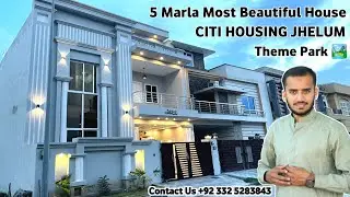 5 Marla Most Beautiful House of Citi Housing Jhelum - Highest Building of Citi - Next to Theme Park
