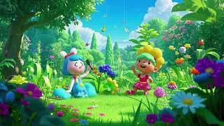 🌼 Out in the Garden | Fun Nature Song for Kids | Garden Adventure with Bugs & Flowers 🐞🌷