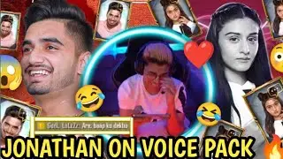 Jonathan reaction on Mavi and payal Voice pack 👀😂❤️| Jonathan Nades 😳| Don't miss the end 😂💛
