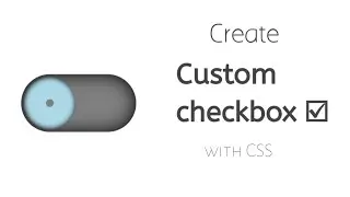 How to create custom checkbox with css | How to customise input element #purecss #coding