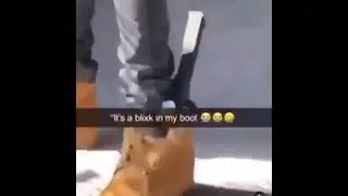Its a blick in my boot