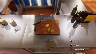Cooking Simulator: Baked Trout with Roasted Brussel Sprouts