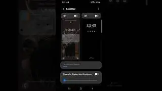 How to increase brightness of Always on Display in Samsung One Ui #smartphone #tutorial  #samsung