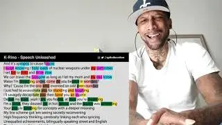 K-RINO - Speech Unleashed (Official Lyrics Video) REACTION