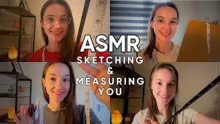 ASMR Precision Sketching & Measuring You (compilation)