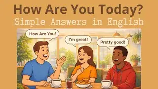 Learn How To Answer-How Are You Today? | Real Daily Life English Conversations for A2-B1 |Episode 50