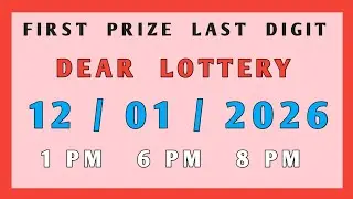First prize last digit 12/01/2026 Nagaland State Lottery Target Number