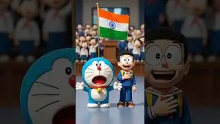 Jana gana singing Nobita Doraemon #shorts