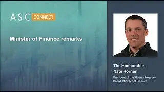 ASC Connect 2023: Minister of Finance remarks