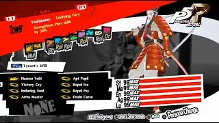 Undying Fury Yoshitsune build-Persona 5 Royal