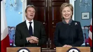 Secretary Clinton Meets With French Foreign Minister Kouchner
