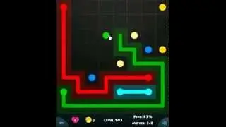 8 &times; 8 MANIA LEVEL 103 - FLOW GAME ON FACEBOOK Connect the dots