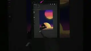 simple digital art on ipad in a procreate