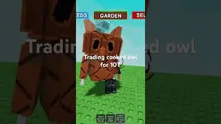 Trading cooked owl in grow a garden #growagarden #roblox #growagardenroblox #trading