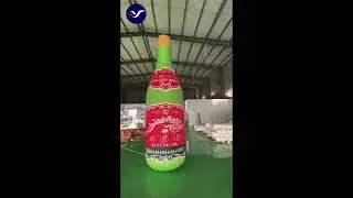 Customized giant inflatable wine bottle series#bottle #inflatable #design #series #custom #event 